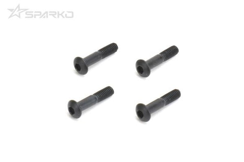 Sparko F8 Hex Shanked Button M3x13.7mm (4pcs) SPKF85042
