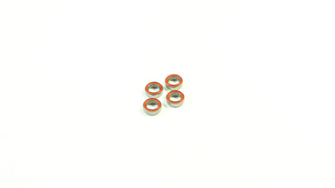 SWORKz Ball Bearing 6x10x3 RED Rubber (4) SKU: SW116004R