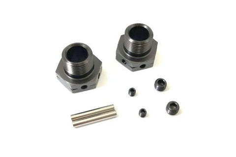 Wheel Hub Inferno MP9-MP10 Gun Metal (2) KIFW625
