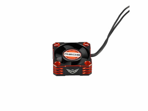 REDS FAN COOLING 30X30X10 mm ALU HIGH SPEED, 180 mm lead, servo connector SPCS0020