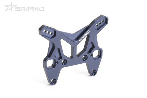 Sparko F8 7075Aluminum Front Shock Tower (Dark Blue) SPKF84009