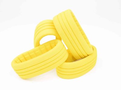 TPRO 1/8 OffRoad XR Pro Insert Hard/Yellow - Bulk (4) TP1309I2B
