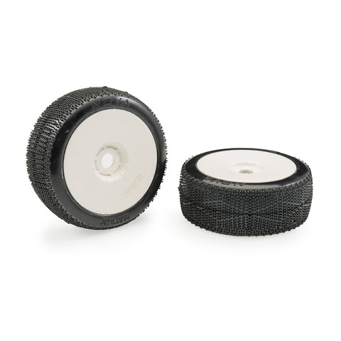 Matrix Nova Ultra Soft 1:8 Buggy Pre-glued White Wheels (2) M.NOVUS-GL