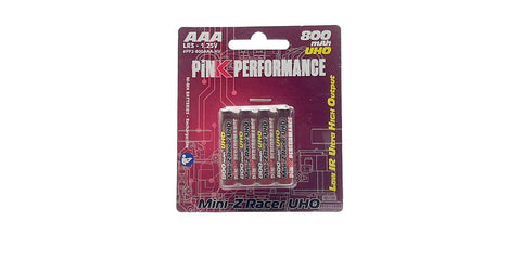 Pink Performance Batteries R3-AAA Ni-Mh 800Mah (4) UHO PP2-800AAA-HV