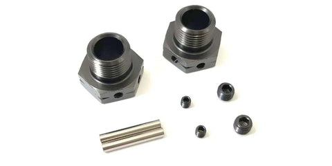 Kyosho Inferno MP9-MP10 Wide Wheel Hub (2) Gun Metal  K.IFW625WB