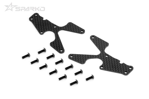 Sparko F8 Carbon Front Lower Arm Inserts 1.5mm - 2pcs SPKF83006-15OP