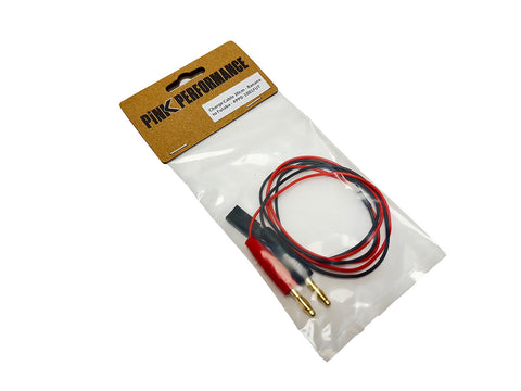 Charge Cable 30cm Pink Performance - Banana to Futaba PP0-1001FUT